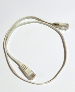 Уживаний кабель мережевий LAN, 55 см, CAT. 5 UTP Flat cable