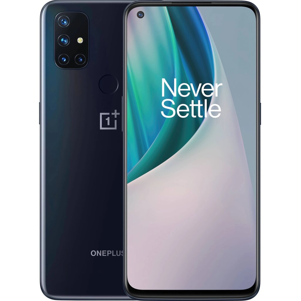 Б/у смартфон OnePlus Nord N10 5G BE2029 6/128Gb Midnight Ice + чохол в подарунок від компанії ПО СПЕЦАНТЕННИ Зв'язок без перешкод! - фото 1