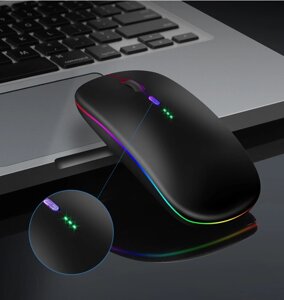 Бездротова миша Bluetooth із USB, геймерська портативна миша 2,4 ГГц.