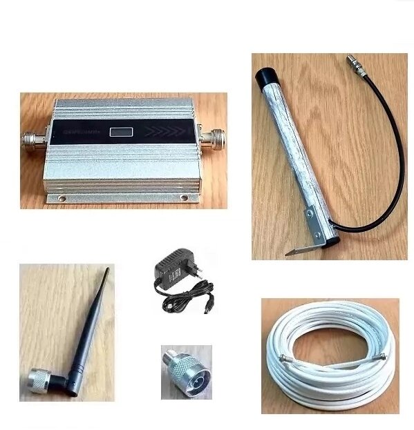 GSM підсилювач сигналу MS-9011-G 900 МГц комплект, до 100 кв. м. від компанії ПО СПЕЦАНТЕНИ Зв'язок без перешкод! - фото 1