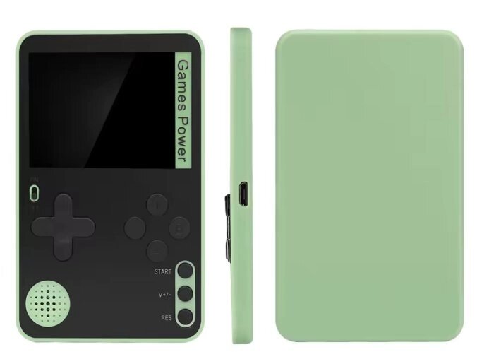 Ігрова приставка 500 ігор, 2.4" 1024х600 LCD, портативна ігрова консоль, 400mAh, зелена від компанії ПО СПЕЦАНТЕНИ Зв'язок без перешкод! - фото 1