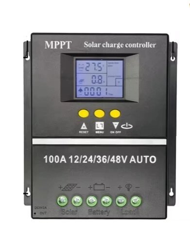 Контролер 100A MPPT 12V 24V 36V 48V Auto, LCD дисплей, max. PV 100V DC, 7 режимів роботи, SY-SLCD-100 від компанії ПО СПЕЦАНТЕННИ Зв'язок без перешкод! - фото 1