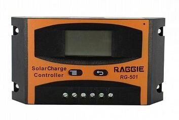 Контролер 20A PWM (ШИМ) Raggie RG-501 12/24В LCD дисплей від компанії ПО СПЕЦАНТЕННИ Зв'язок без перешкод! - фото 1