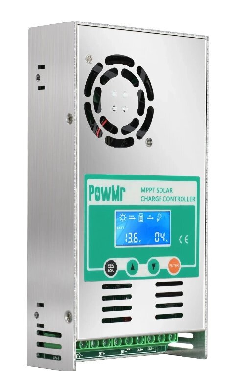 Контролер 60A MPPT 12V 24V 36V 48V Auto PowMr, LCD дисплей, max. PV 160V DC від компанії ПО СПЕЦАНТЕННИ Зв'язок без перешкод! - фото 1