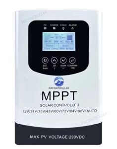 Контролер 40A MPPT, 12V-96V auto, LCD дисплей, max. PV 1230V DC