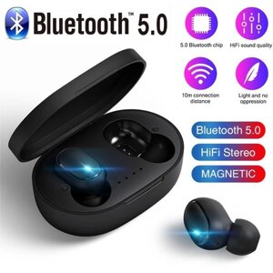 Міні-навушники A6S з Bluetooth 5,0 3D Hi-Fii стерео, водонепроникні, із зарядним чохлом