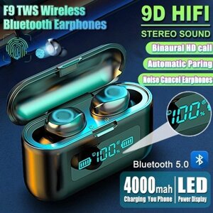Міні-навушники BTH-281 з Bluetooth 5,0 3D Hi-Fii стерео, водонепроникні, із зарядним чохлом 4000мАч