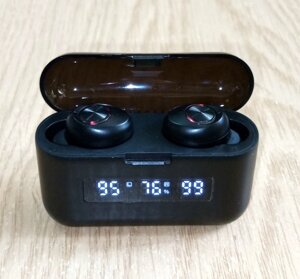 Міні-навушники F9 з Bluetooth 5,0 3D Hi-Fii стерео, з зарядним чохлом