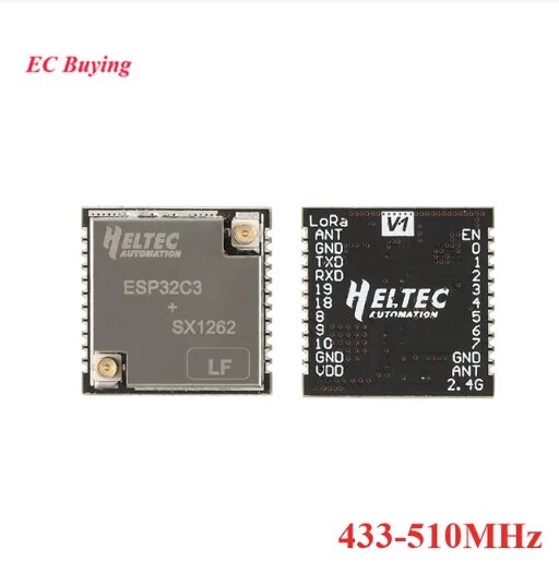 Модулі HT-CT62 ESP32C3+SX1262 HTCT62 433-510 МГц, бездротовий модуль WiFi + BLE + LoRa від компанії ПО СПЕЦАНТЕННИ Зв'язок без перешкод! - фото 1
