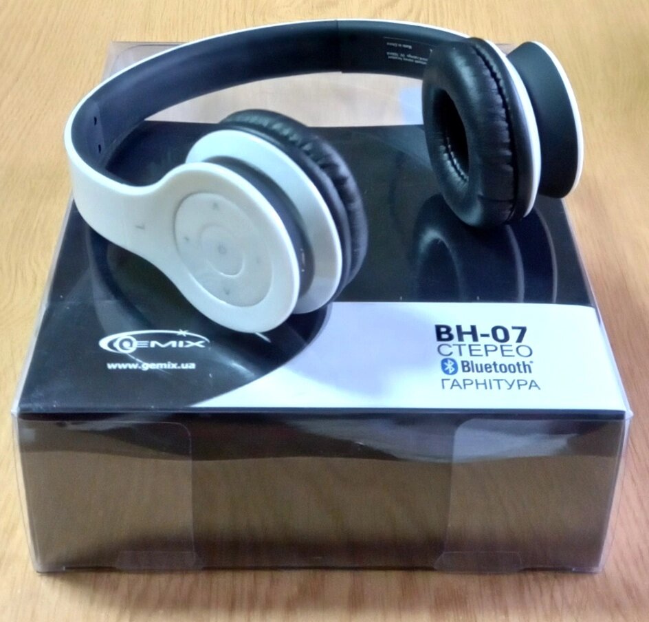 Навушники бездротові Gemix BH-07 Bluetooth від компанії ПО СПЕЦАНТЕННИ Зв'язок без перешкод! - фото 1