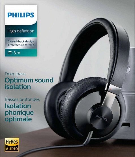 Навушники Philips SHP6000 / 10, потужність 100МВт від компанії ПО СПЕЦАНТЕННИ Зв'язок без перешкод! - фото 1