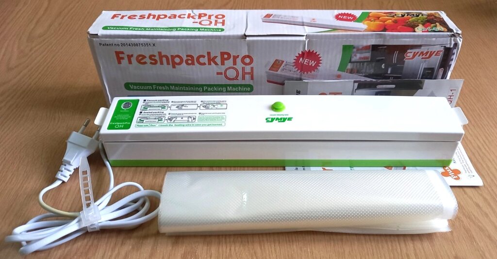 Пакувальник вакуумний для продуктів Freshpack Pro QH-01 + 15 пакетів від компанії ПО СПЕЦАНТЕННИ Зв'язок без перешкод! - фото 1