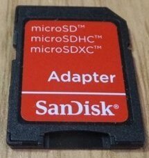 Перехідник-адаптер SanDisk для карти пам'яті micro SD на SD від компанії ПО СПЕЦАНТЕННИ Зв'язок без перешкод! - фото 1