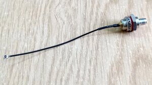 Перехідник pigtail SMA-female - IPX (U. FL), кабель RF1.13, 90 мм