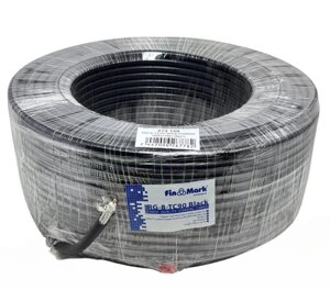 Кабель коаксіальний FinMark RG8-TC90 одножильний 50 Ом, Ø10.16 мм, аналог HF-400, RG8/U, SLL-400, RG-8-49