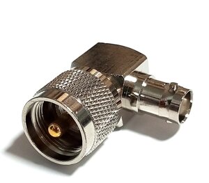 Перехідник кутовий UHF male (PL259, SO-239) - BNC-female в Дніпропетровській області від компанії ПО СПЕЦАНТЕННЫ  Связь без преград!