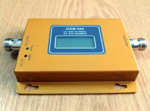 Підсилювач мобільного сигналу KW-9015-G 900 MГц 70 дБ 15 дБм, 200-300 кв. м.