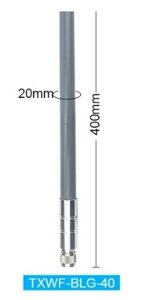 Антена 2,4/5,2/5,5/5,8 ГГц 6/9dBi, до 50 Вт, водонепроникна, дальньої дії, TXWF-BLG-40, N роз`єм