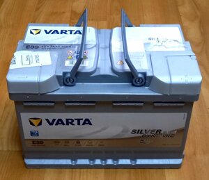 Акумулятор Varta E39 AGM 70 Ач 760А (EN)