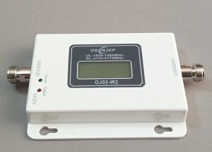 Підсилювач мобільного зв'язку та 3G інтернету 2100 МГц OSP-2115-W 70 дБ 15 дБм, 200-300 кв. м.
