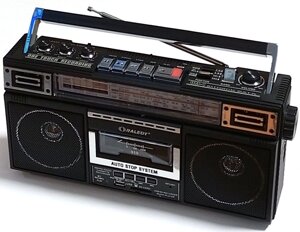 Касетна стерео магнітола, FM/AM/SW радіо, Bluetooth колонка, MP3-плеєр (USB/SD), AC220V/DC 6V (UM-1х4), Raledy