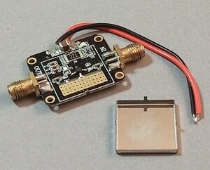 Підсилювач радіосигналів (модуль) 10M-8GHz 12dB, широкосмуговий, For FM GPS WIFI