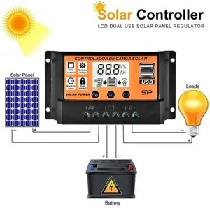 Контролери заряду акумуляторів від сонячних панелей
