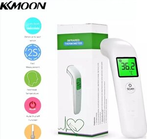 Термометр безконтактний високоточний інфрачервоний цифровий побутовий KKMOON з РК-дисплеєм.