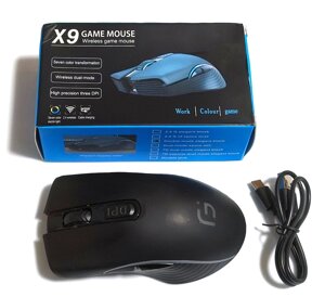 Б/у мишка ігрова бездротова безшумна X9 з акумулятором та підсвічуванням, у відмінному стані в Дніпропетровській області від компанії ПО СПЕЦАНТЕННЫ  Связь без преград!