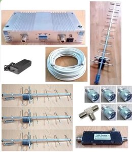 GSM підсилювач мобільного зв'язку SYN-9020F-G 900 MГц із спрямованими антенами, комплект, 1000 кв. м. в Дніпропетровській області від компанії ПО СПЕЦАНТЕННЫ  Связь без преград!