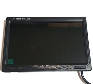 Монітор не синій 7" TFT LCD, роздільна здатність 1024 x 600, з пультом ДУ (83145)