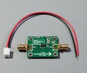 Підсилювач радіосигналів (модуль, плата) LTDZ 50 МГц - 6 ГГц, посилення 20 дБ, радіочастотний широкосмуговий