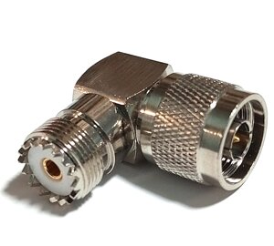 Перехідник кутовий 90° UHF-female (PL259, SO-239) гніздо - N-male (штир) в Дніпропетровській області від компанії ПО СПЕЦАНТЕННЫ  Связь без преград!