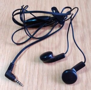 Навушники внутрішнього типу з кліпсою mini jack 2.5 мм