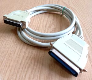 Б/у кабель для підключення принтера через паралельний порт