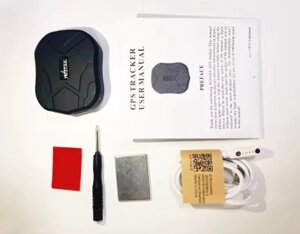 GPS трекер TKSTAR TK905 2G, з магнітними пластинами, GPS-локатор, водонепроникний, акумулятор 3,7V 1500mAh