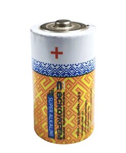 Б/у батарейка лужна D, LR20 1,5 В АскоУкрем