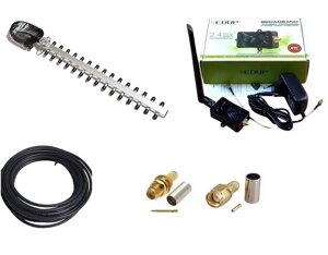 Підсилювач сигналу Wi-Fi (репітер, бустер) 4W із зовнішньою спрямованою антеною 16dBi в Дніпропетровській області від компанії ПО СПЕЦАНТЕННЫ  Связь без преград!