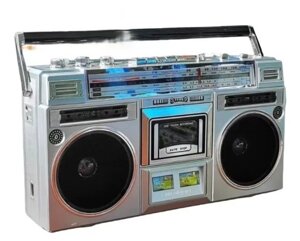Ретро-магнітола касетна стерео, FM/AM/SW радіо, Bluetooth, MP3-плеєр (USB/SD), AC220V/DC 6V (UM-1х4), HS-8922