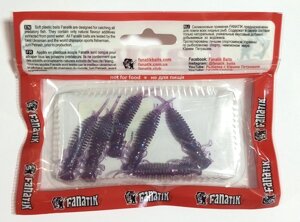 Силіконова приманка Fanatik, LARVA 2", колір 008, 6 штук