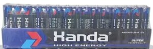 Батарейка Xanda AAA 1.5V 70mAh Zn/MnO2 (вуглецева цинкова марганцева суха батарея)