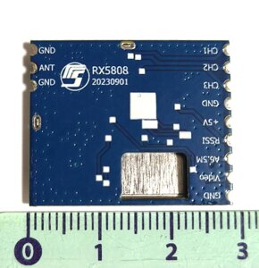 Модуль 4900-6060 МГц RX5808, SPI управління, бездротовий відео приймальний модуль 5 В 170 мА