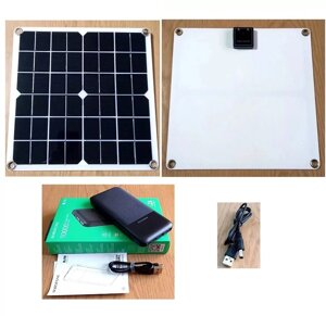 Сонячна панель 15 Вт, Doblank 10 000 мАг, USB -кабель з живленням