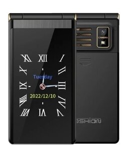 Мобільний телефон Yeemi M1 GSM 2G 2,8" 480x320, Flip, 2хSIM-карти, 2хдисплея, FM Mp3 Mp4 Micro USB, 1800 мАг, чорний
