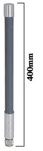 Антена 450-485MHz, до 80W 4,5dBi GIZONT, 40 см, водонепроникна, дальньої дії, N-male роз`єм