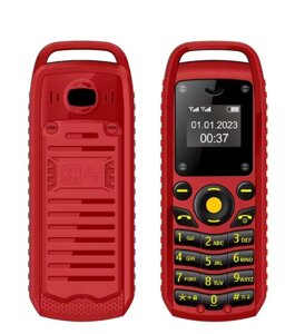 Мобільний телефон 2G СERVO 25BL MINI Bluetooth, 2 SIM карти, червоний