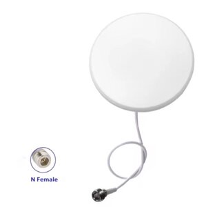 Антена 600-6000 МГц 5dBi до 50 Вт, кабель 1 м N-female, IP68, 3G/4G/5G. Дивіться графіки КСХ. в Дніпропетровській області от компании ПО СПЕЦАНТЕННЫ  Связь без преград!