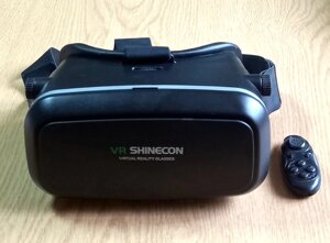 Уживані 3D окуляри VR SHINECON з пультом, чорні