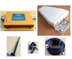 GSM, 4G LTE підсилювач 900 МГц KW-9015-G ііз зовнішньою логоперіодичною та внутрішньою круговою антеною, 200 кв. м. в Дніпропетровській області від компанії ПО СПЕЦАНТЕННЫ  Связь без преград!