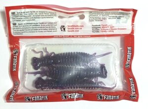 Силіконова приманка Fanatik, LARVA 3.5", колір 008, 3 штуки